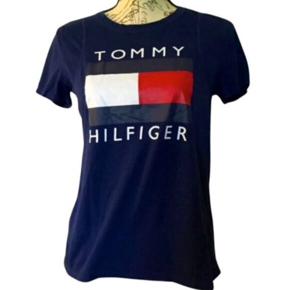 Tommy Hilfiger Sport Flag Logo T-Shirt - Picture 1 of 4